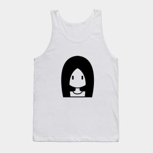 Minimalism Girl #8 Tank Top